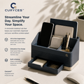 CURYCES™ SlateFlow Executive Desk Organizer Station
